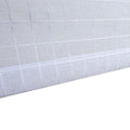 Small Checked Voile White